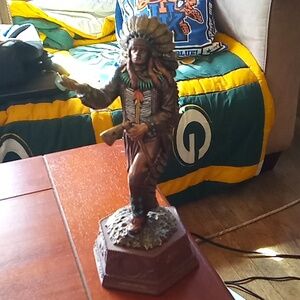 Honoring the American West Bronze sculpture Indian